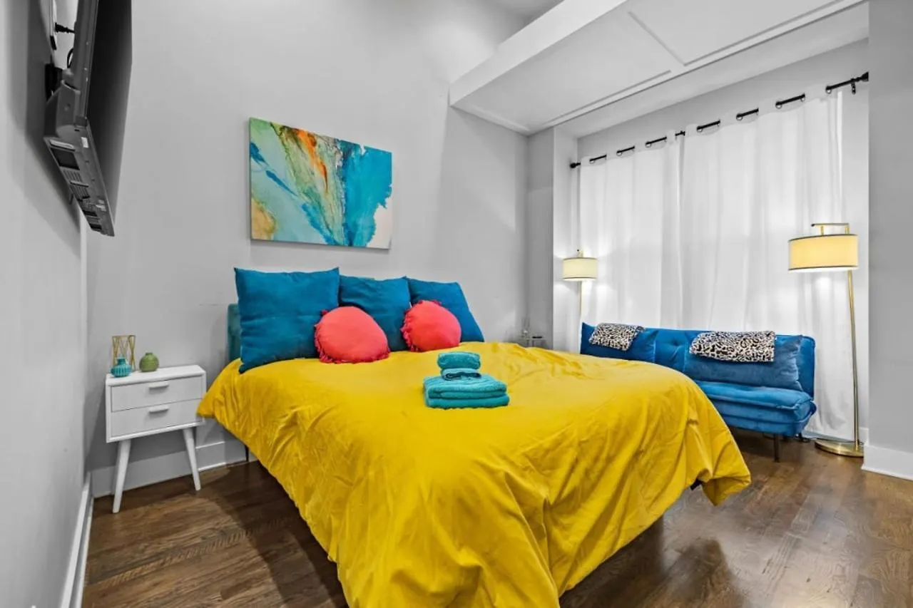 בית נופש נאשוויל City Heights - Broadway Designer Condo